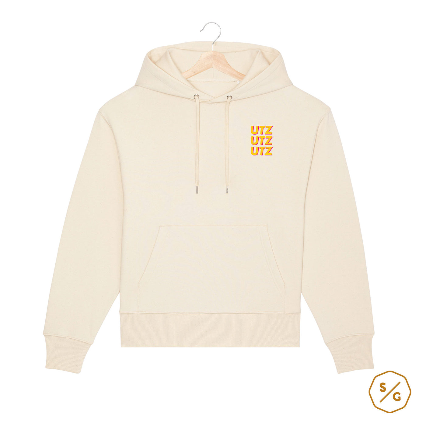 BESTICKTER HOODIE OVERSIZED • UTZ UTZ UTZ