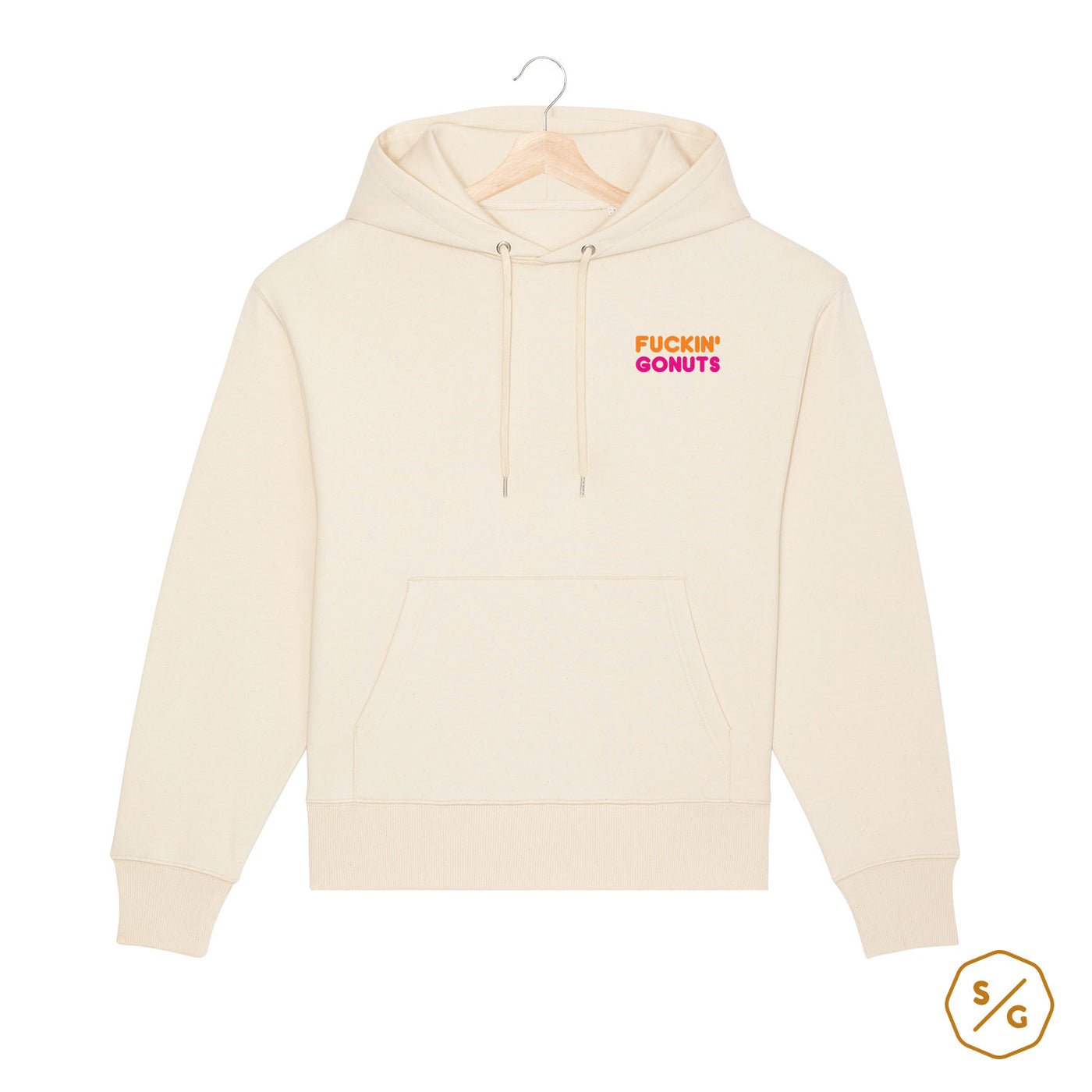 BESTICKTER HOODIE OVERSIZED • FUCKIN' GONUTS