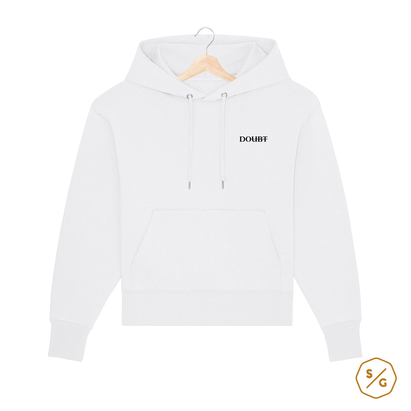 BESTICKTER HOODIE OVERSIZED • DOUBT