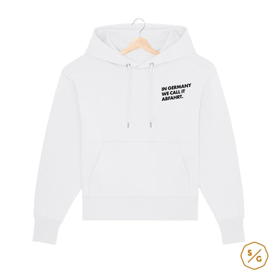 BESTICKTER HOODIE OVERSIZED • IN GERMANY WE CALL IT ABFAHRT