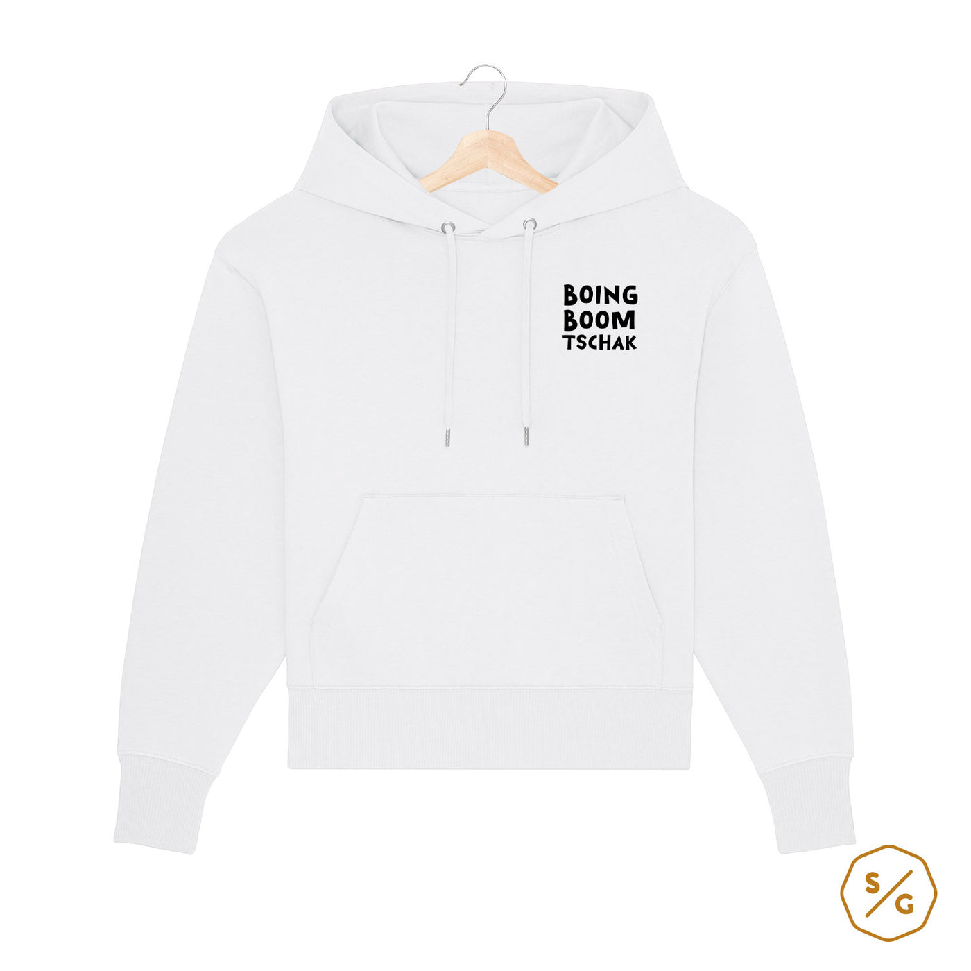 BESTICKTER HOODIE OVERSIZED • BOING BOOM TSCHAK