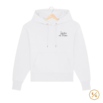 BESTICKTER HOODIE OVERSIZED • IRGENDWAS MIT MEDIEN