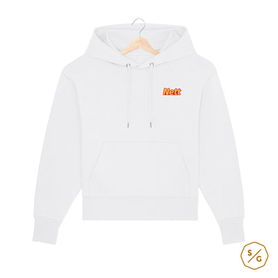 BESTICKTER HOODIE OVERSIZED • NETT