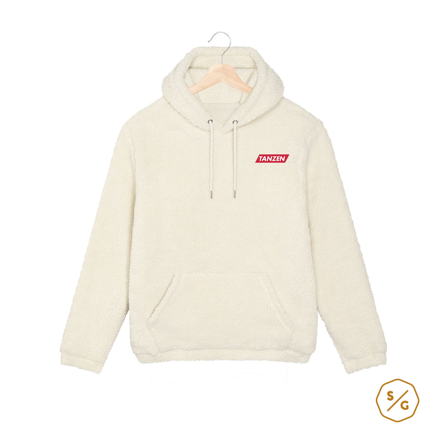 EMBROIDERED SHERPA HOODIE • TANZEN