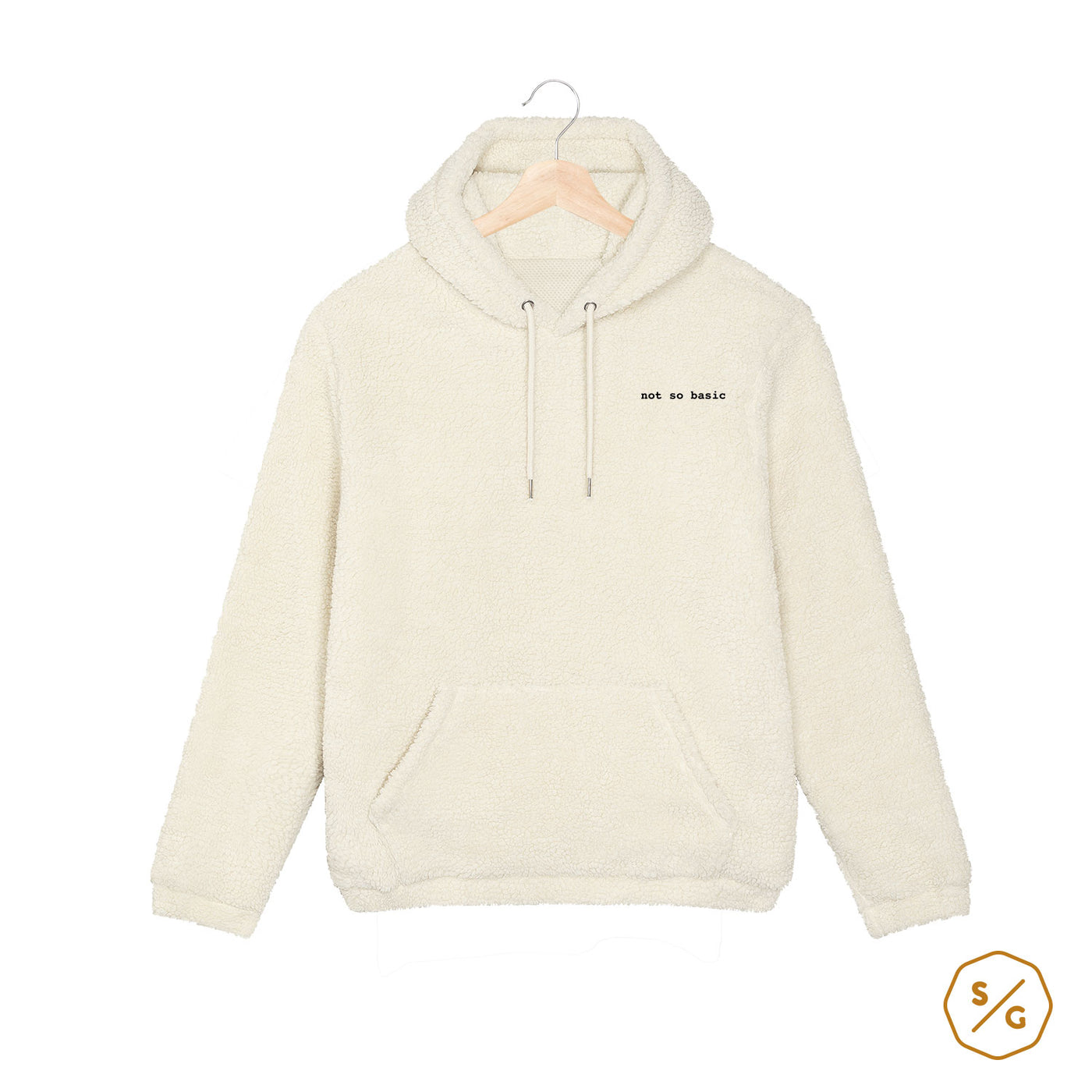 BESTICKTER SHERPA HOODIE • NOT SO BASIC