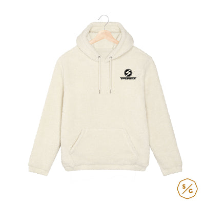 BESTICKTER SHERPA HOODIE • TRABANT