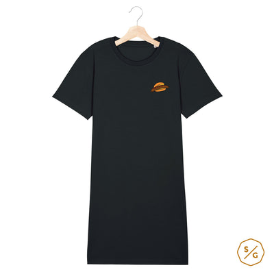 BESTICKTES T-SHIRT KLEID • BRATWURST