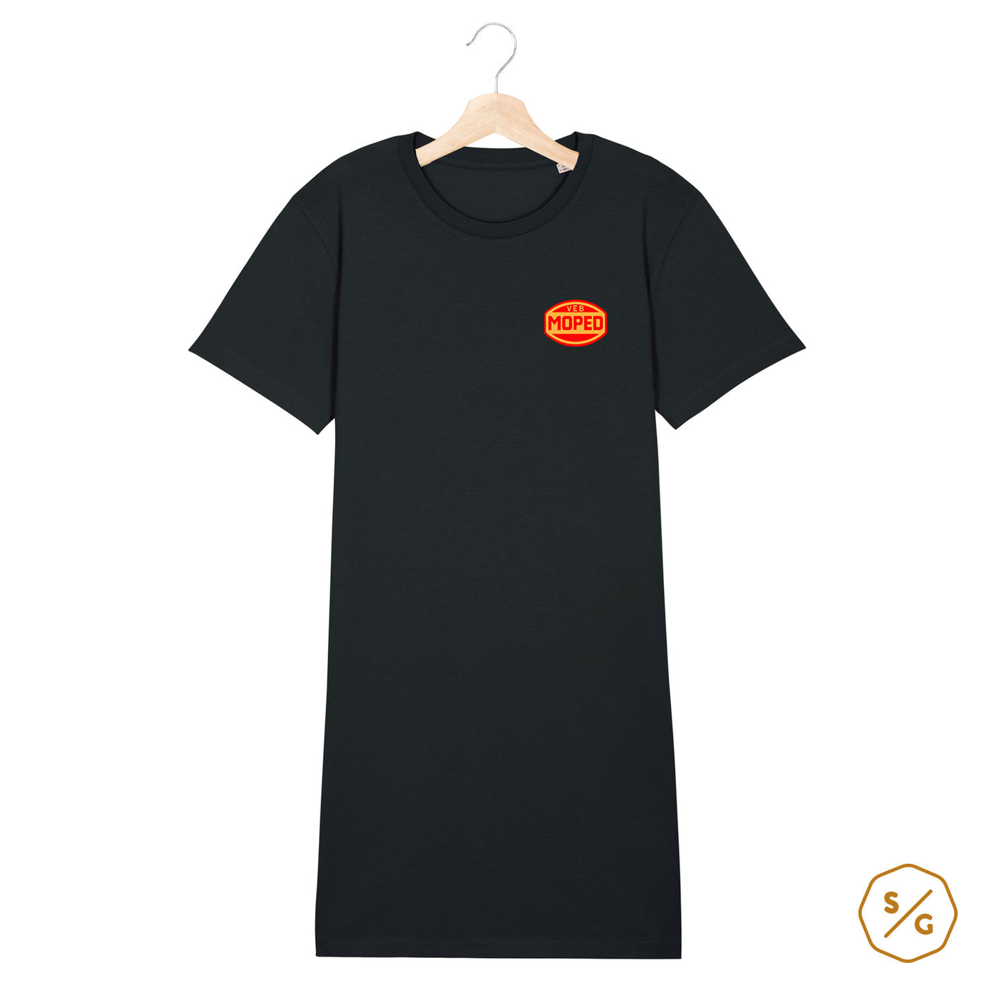 EMBROIDERED T-SHIRT DRESS • VEB MOPED