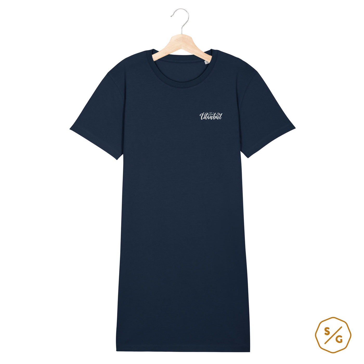 BESTICKTES T-SHIRT KLEID • ISTANBUL