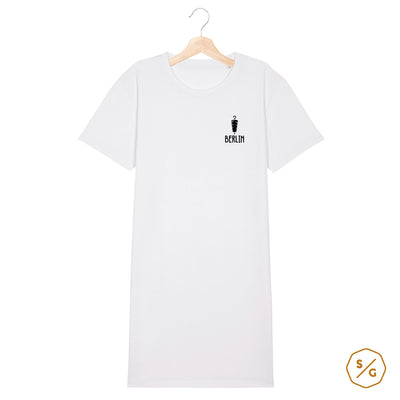 BESTICKTES T-SHIRT KLEID • BERLIN