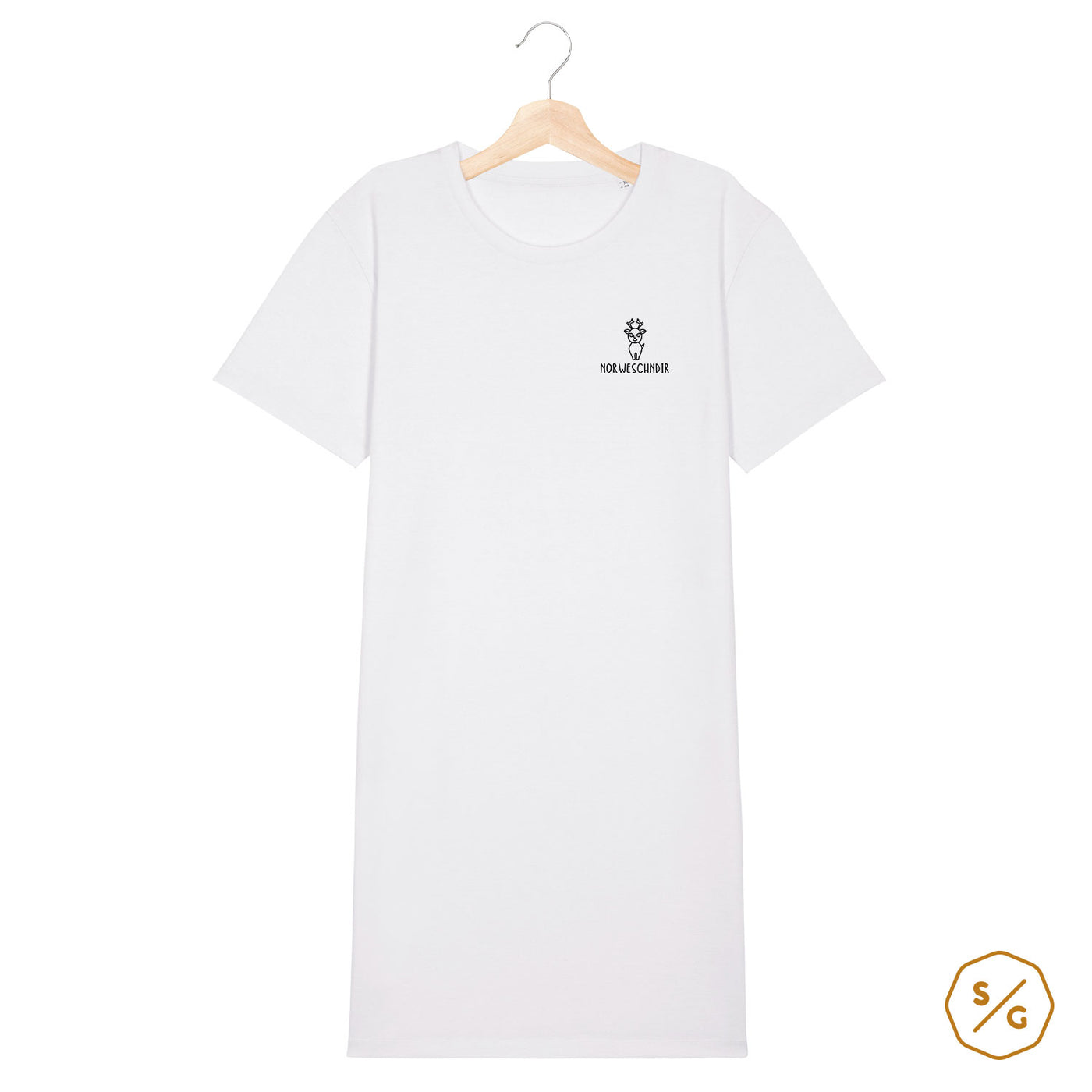 EMBROIDERED T-SHIRT DRESS • NORWECHNDIR