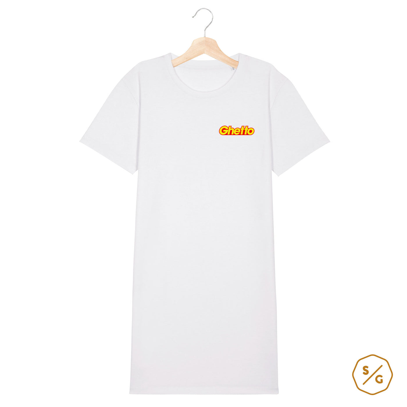 BESTICKTES T-SHIRT KLEID • GHETTO