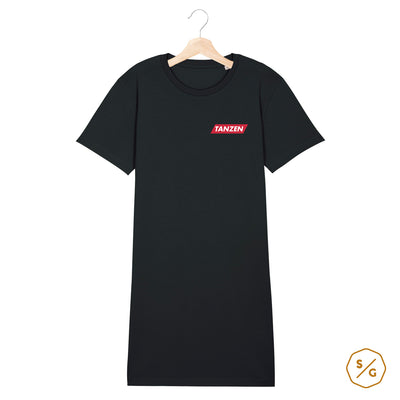 BESTICKTES T-SHIRT KLEID • TANZEN