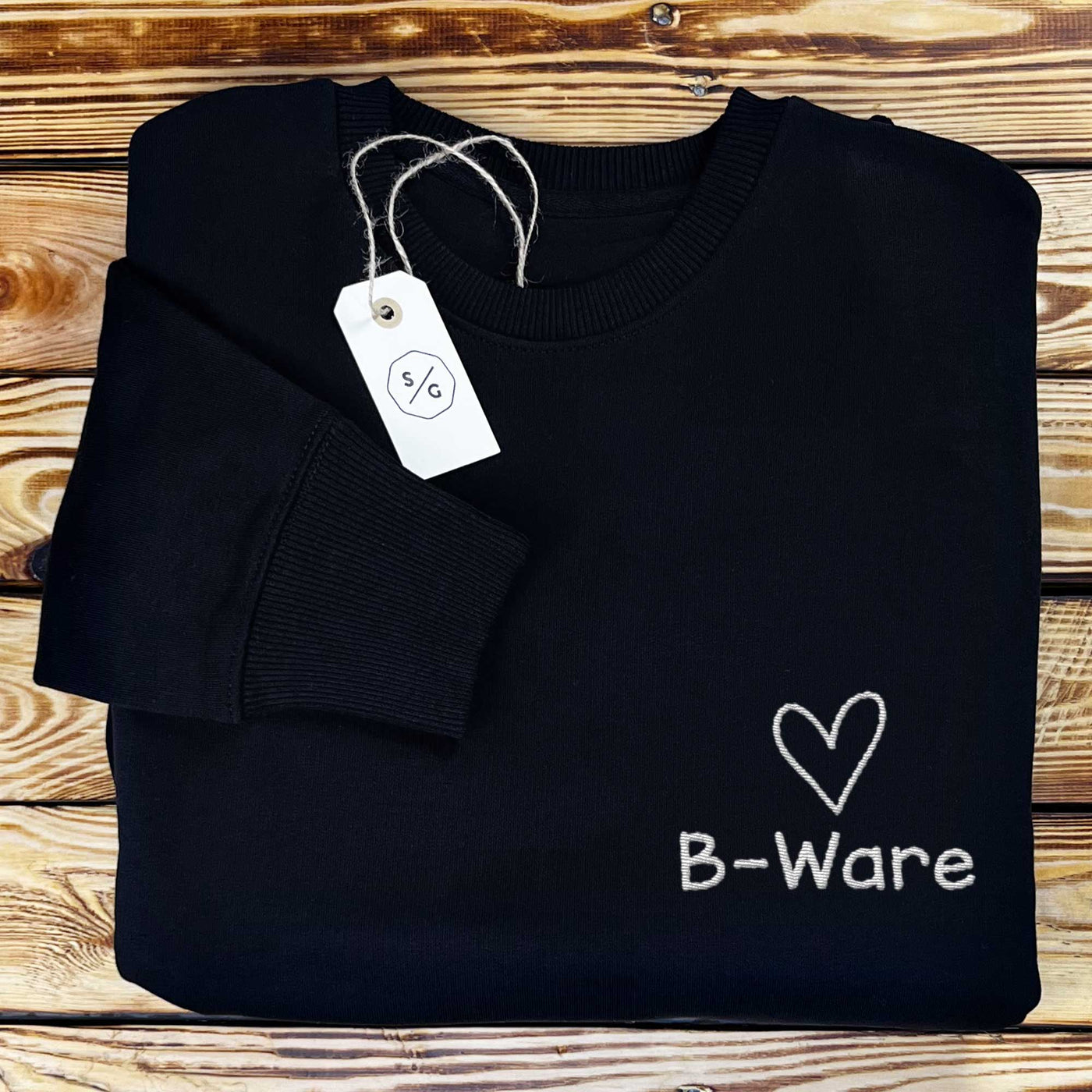 BESTICKTER SWEATER • B-WARE