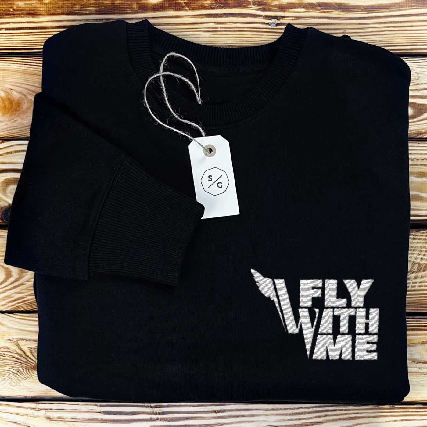 BESTICKTER SWEATER • FLY WITH ME