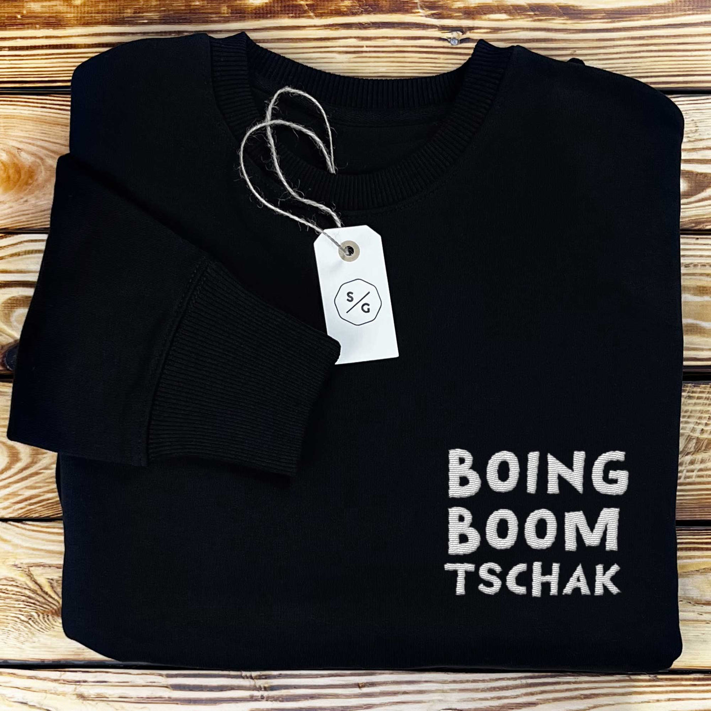 BESTICKTER SWEATER • BOING BOOM TSCHAK