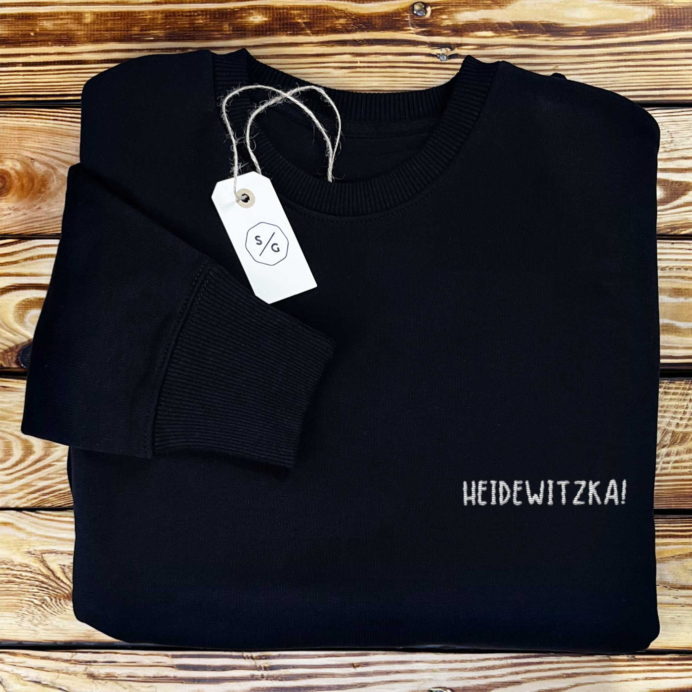 BESTICKTER SWEATER • HEIDEWITZKA