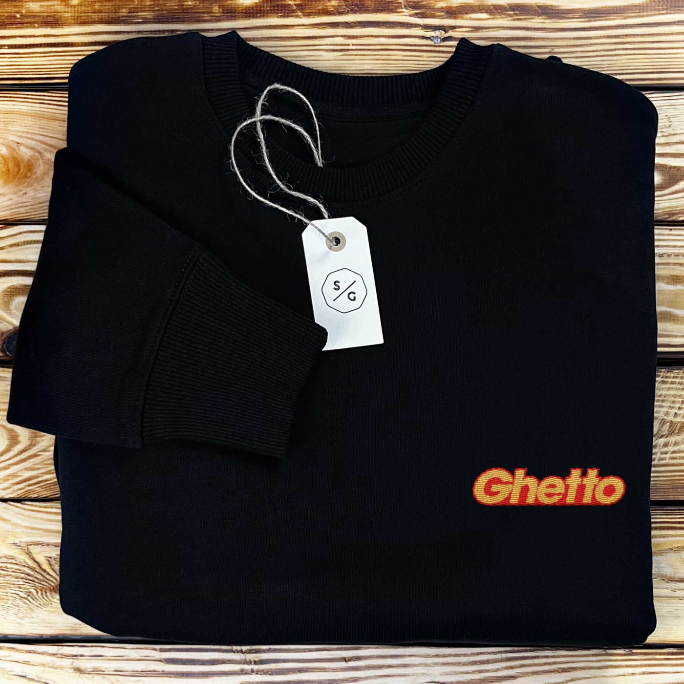 BESTICKTER SWEATER • GHETTO