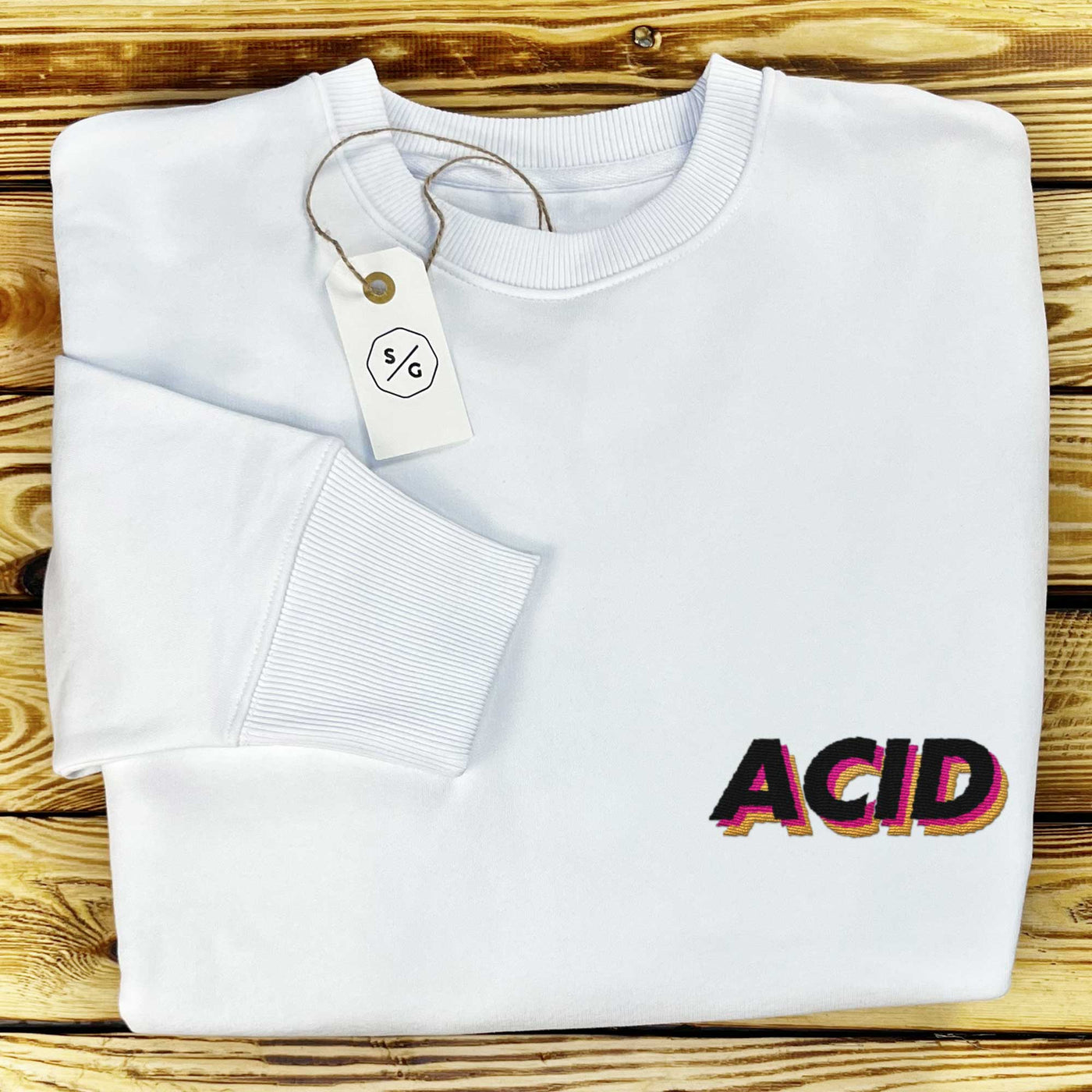 EMBROIDERED SWEATER • ACID