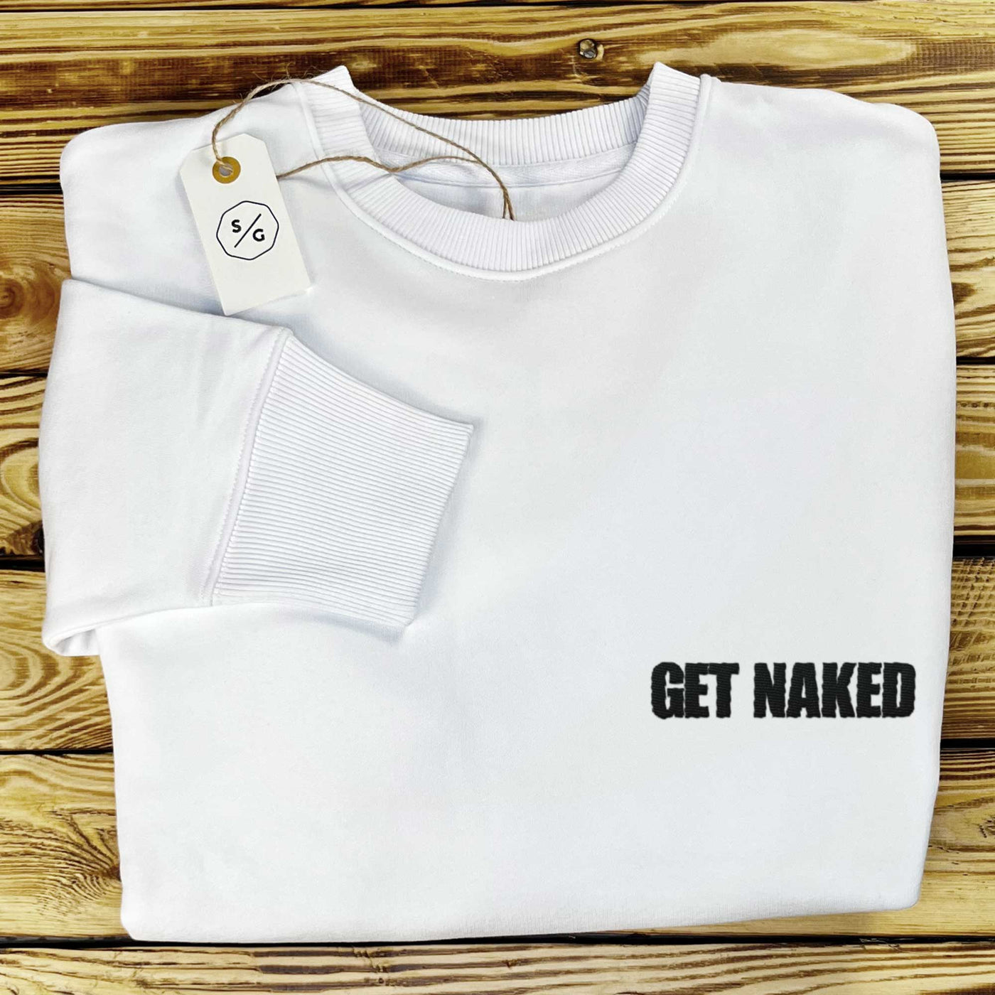 BESTICKTER SWEATER • GET NAKED