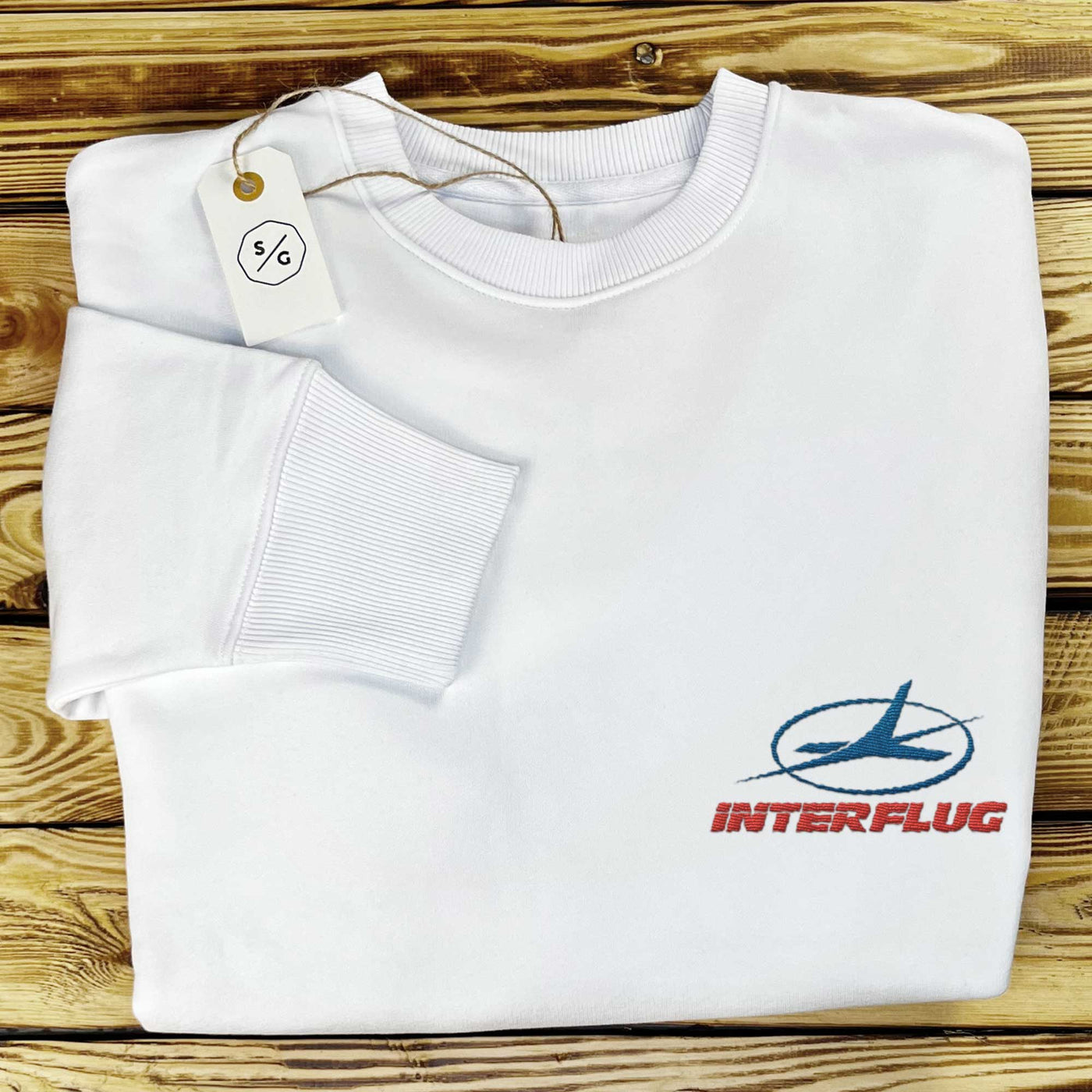 SWEATER • INTERFLUG - Radder Relaxed Sweatshirt ST/ST with embroidery