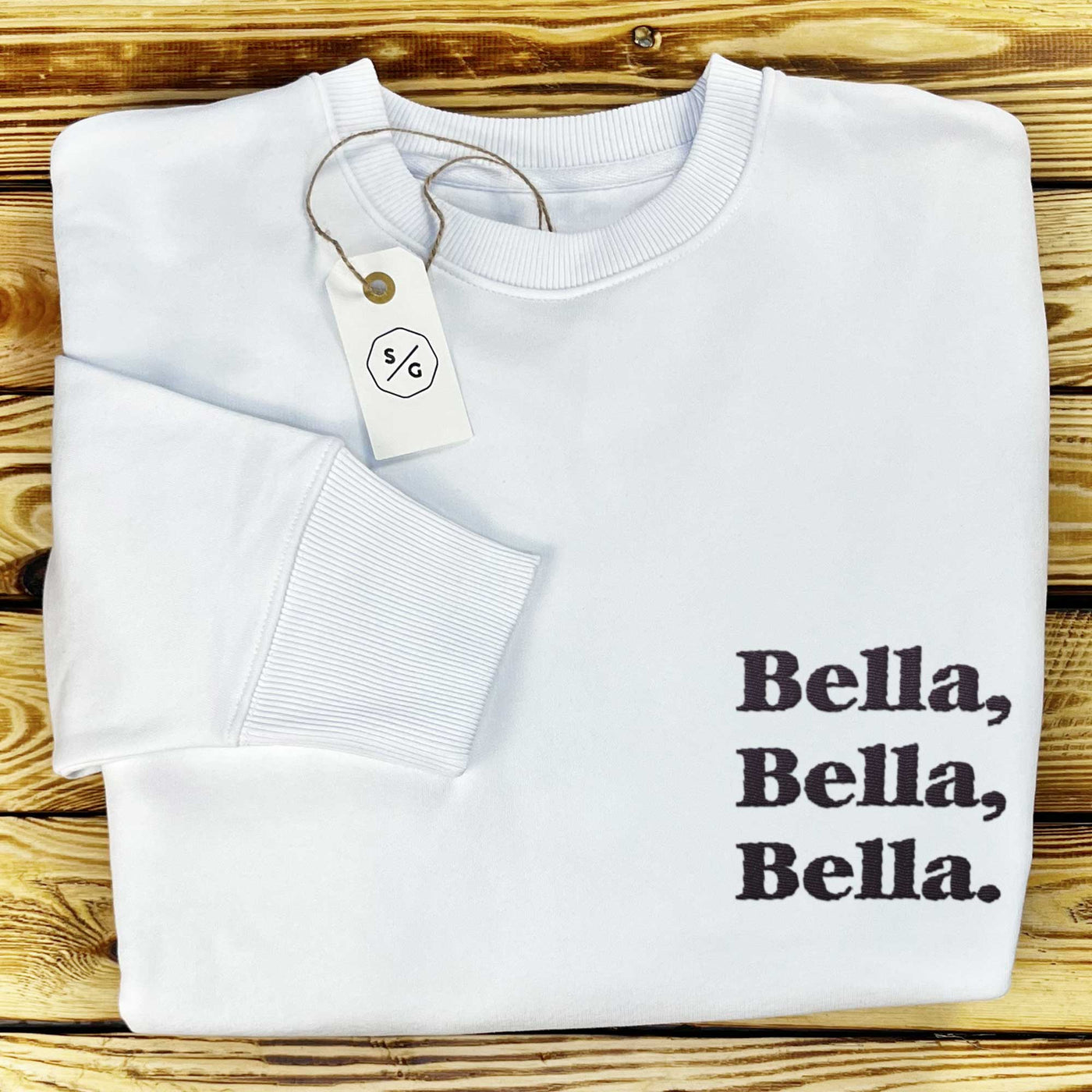 BESTICKER SWEATER • BELLA, BELLA, BELLA