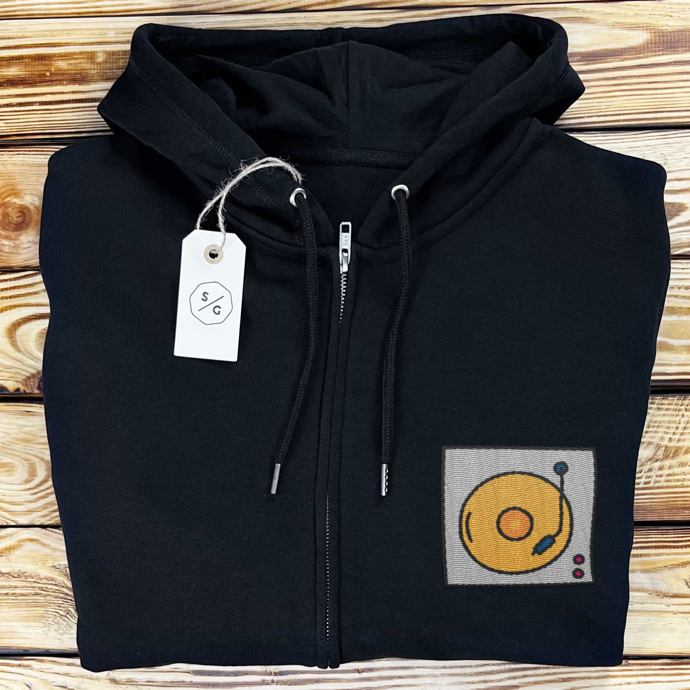 BESTICKTER ZIPPER HOODIE • TURNTABLE SKETCH COLOR