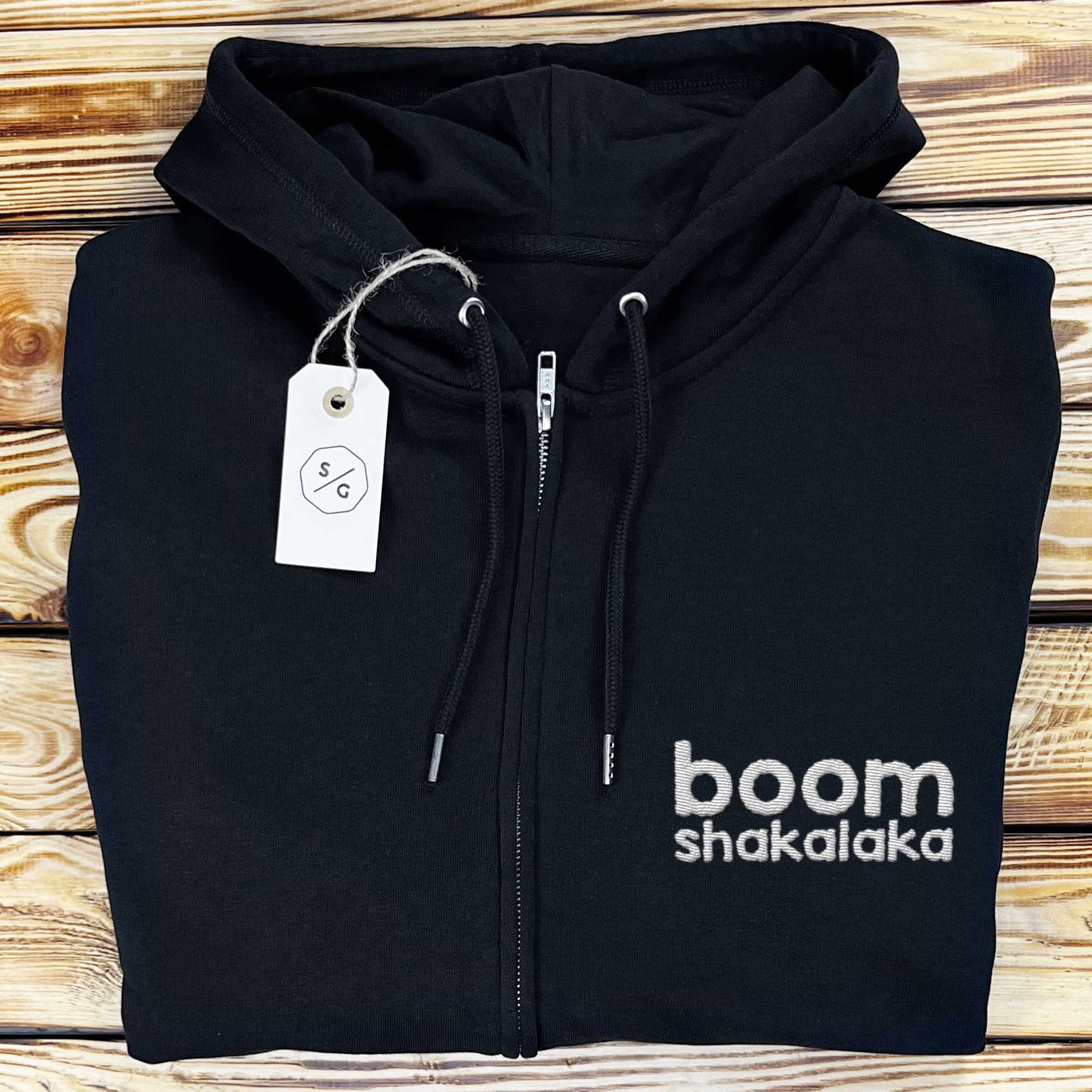 BESTICKTER ZIPPER HOODIE • BOOM SHAKALAKA