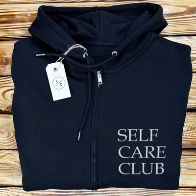 BESTICKTER ZIPPER HOODIE • SELF CARE CLUB