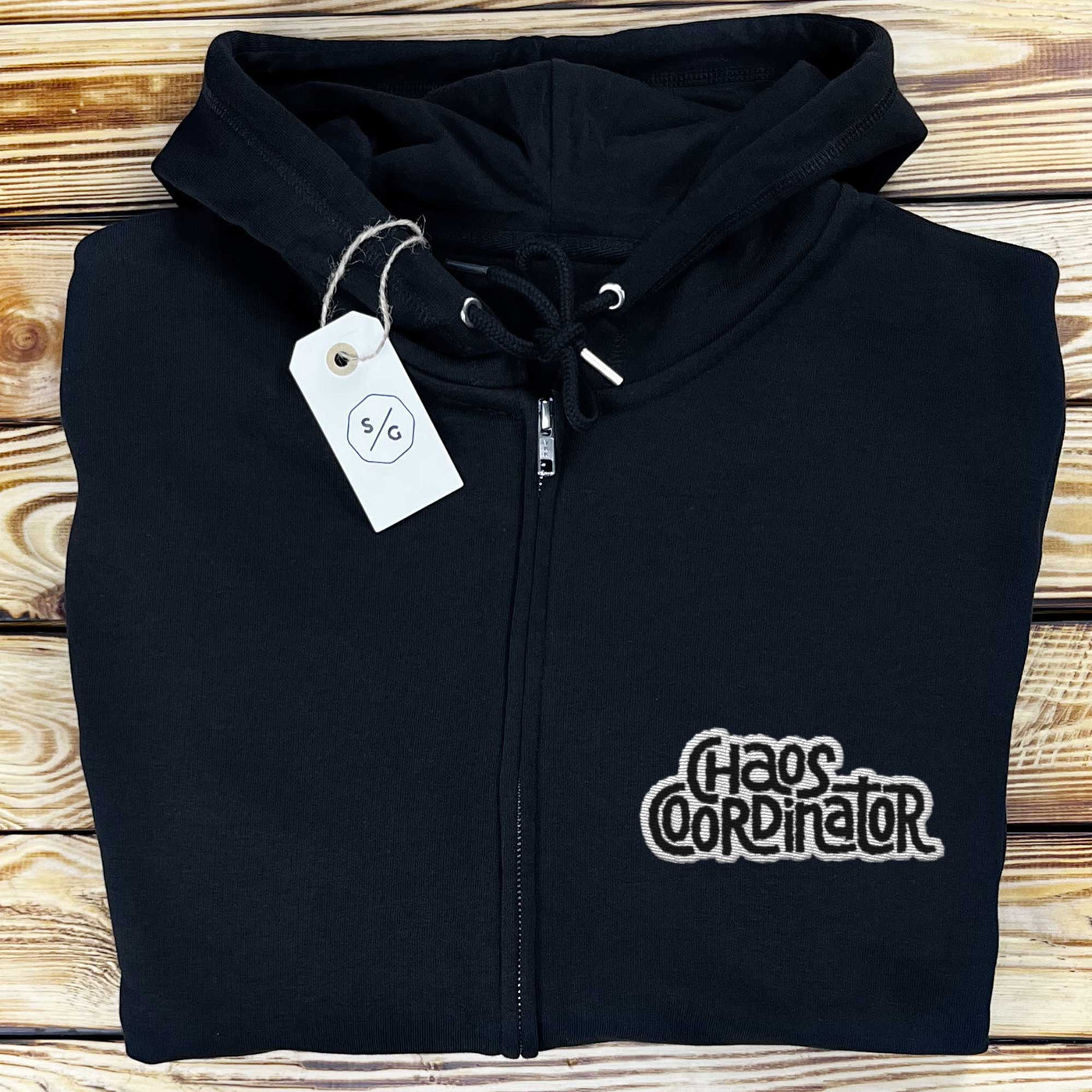 BESTICKTER ZIPPER HOODIE • CHAOS COORDINATOR