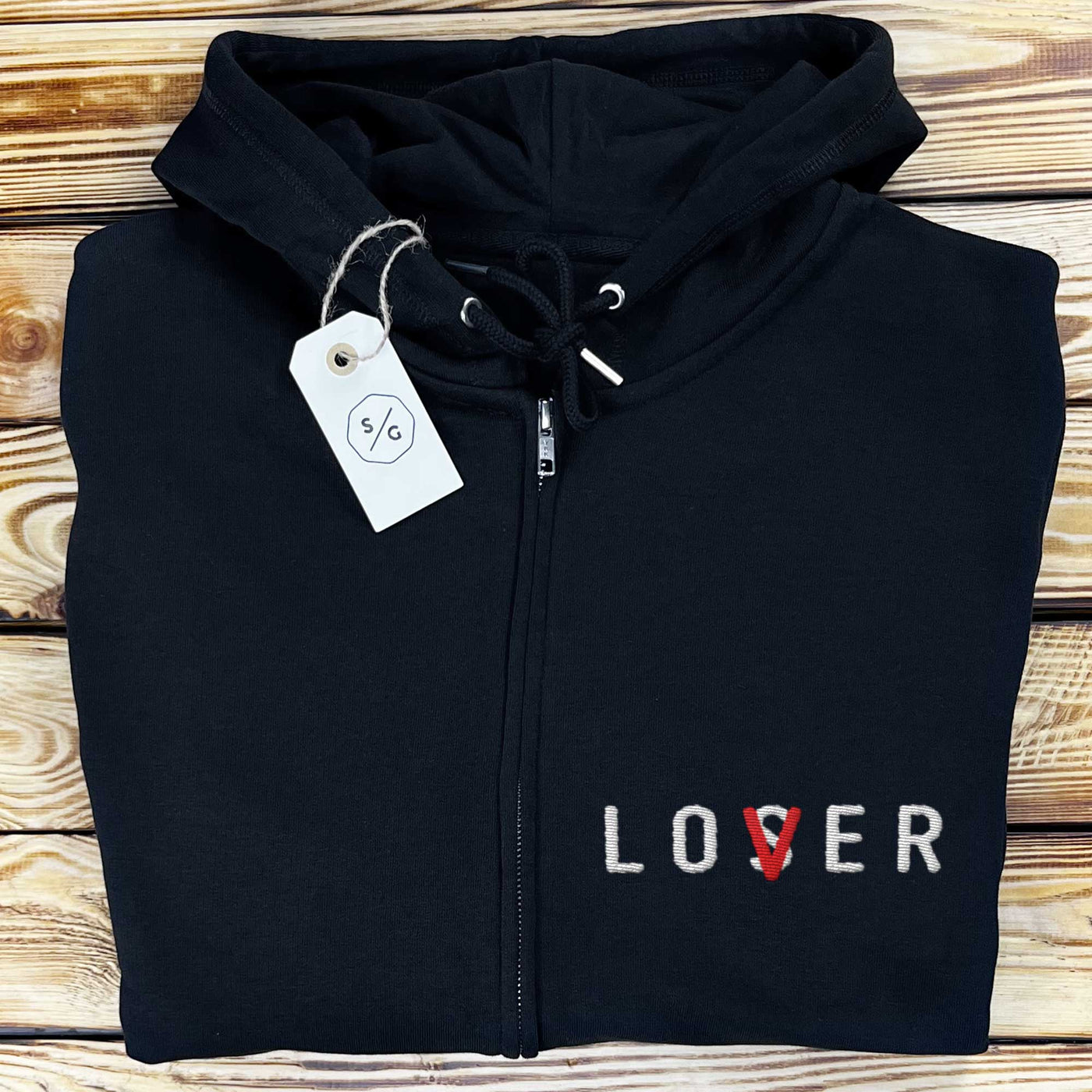 BESTICKTER ZIPPER HOODIE • LOSER/LOVER