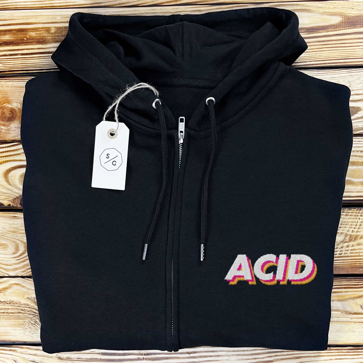 BESTICKTER ZIPPER HOODIE • ACID