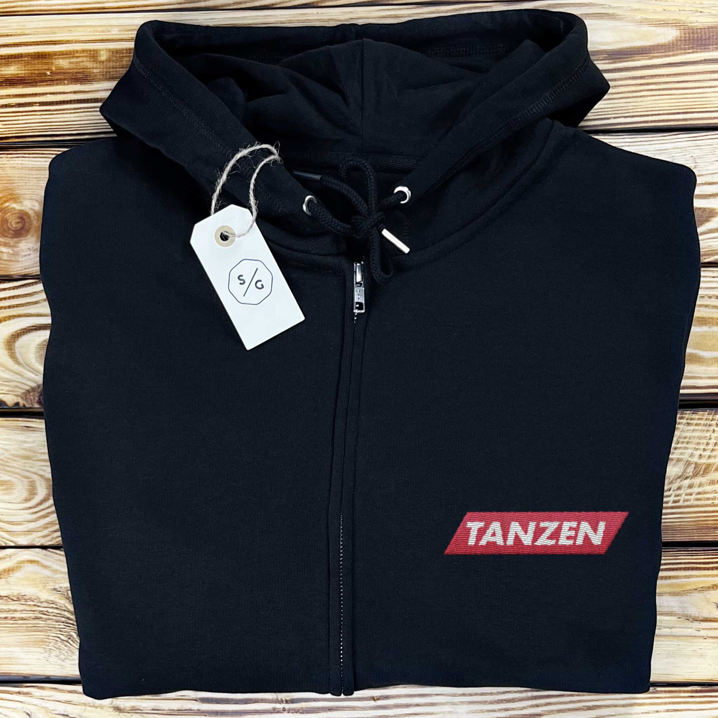 BESTICKTER ZIPPER HOODIE • TANZEN