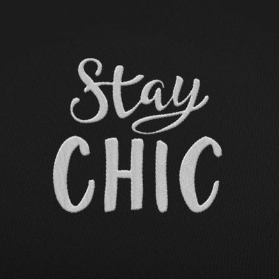 BESTICKTE CAP • STAY CHIC
