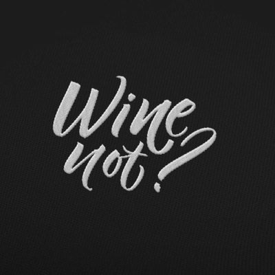 BESTICKTE CAP • WINE NOT?
