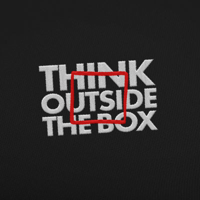 BESTICKTE CAP • THINK OUTSIDE THE BOX