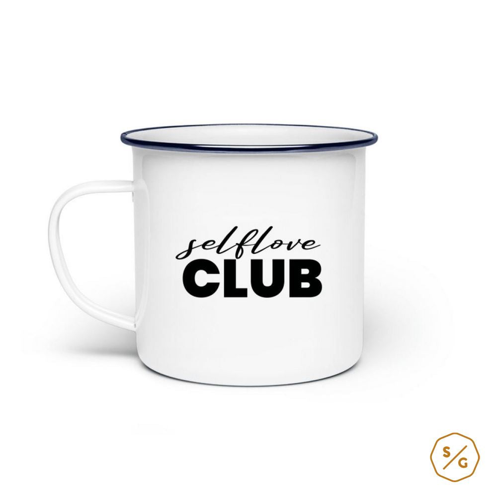 ENAMEL MUG (STEEL) • SELFLOVE CLUB