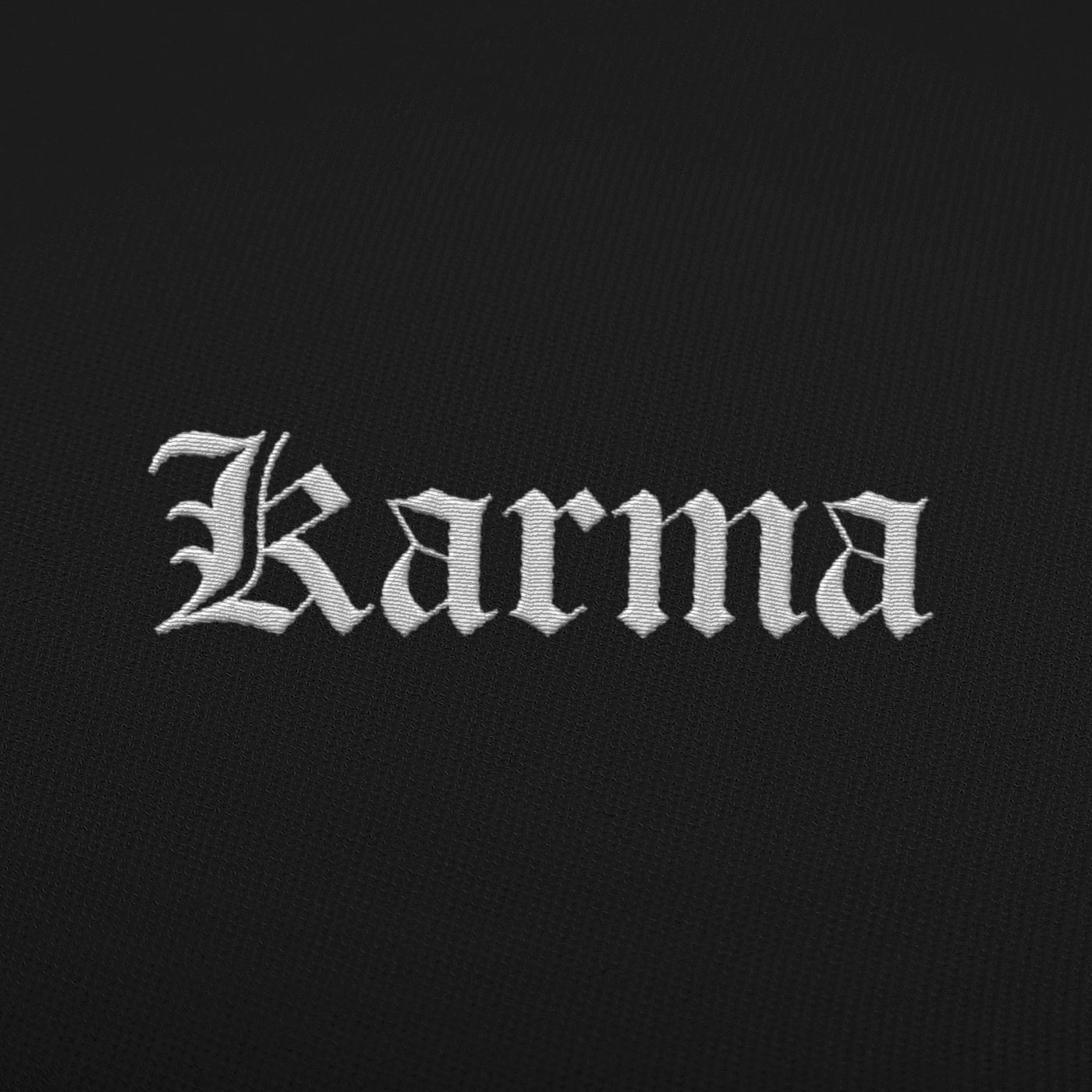 BESTICKTE CAP • KARMA