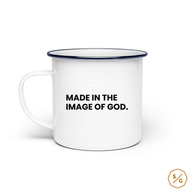 EMAILLE-TASSE (STAHL) • MADE IN THE IMAGE OF GOD.