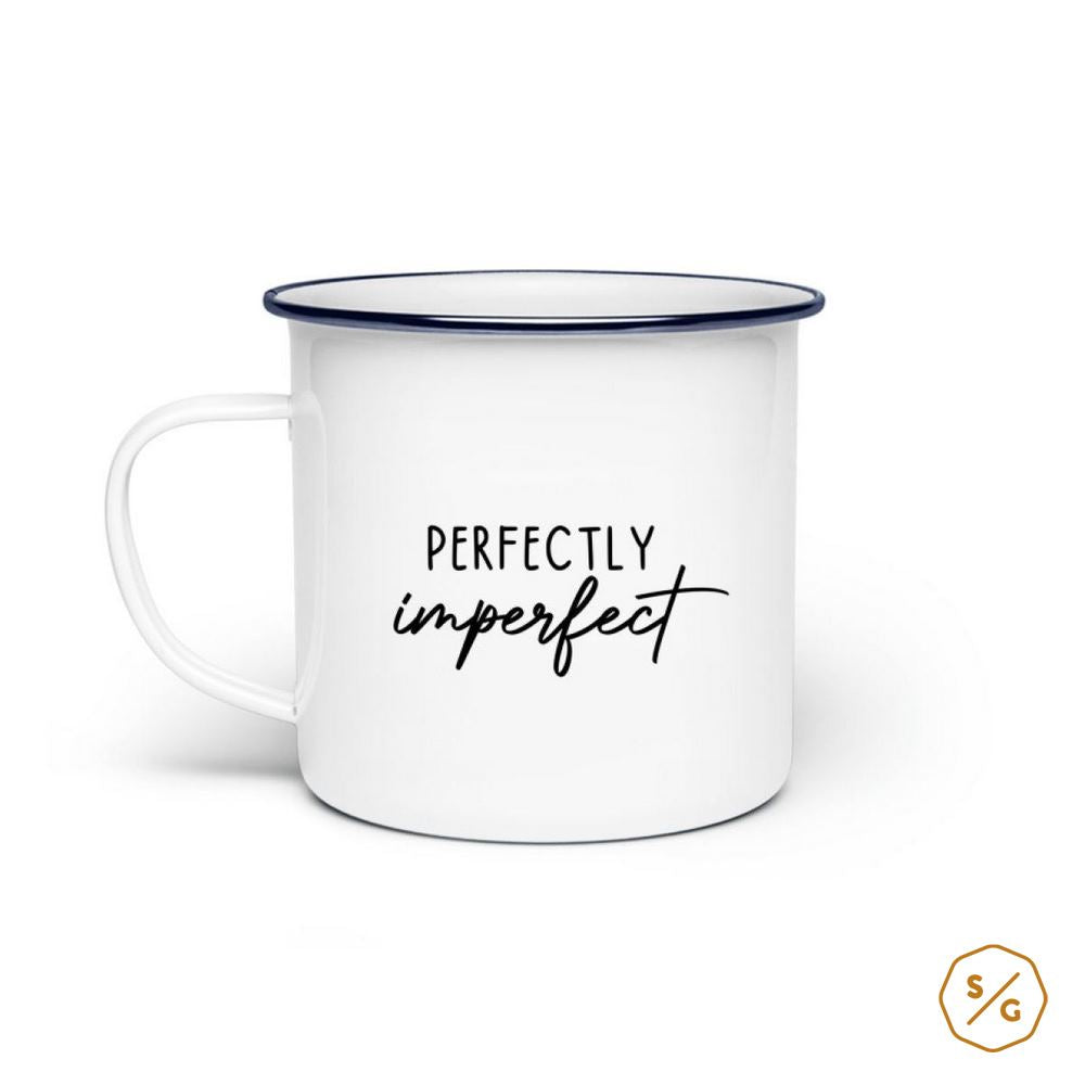 ENAMEL MUG (STEEL) • PERFECTLY IMPERFECT