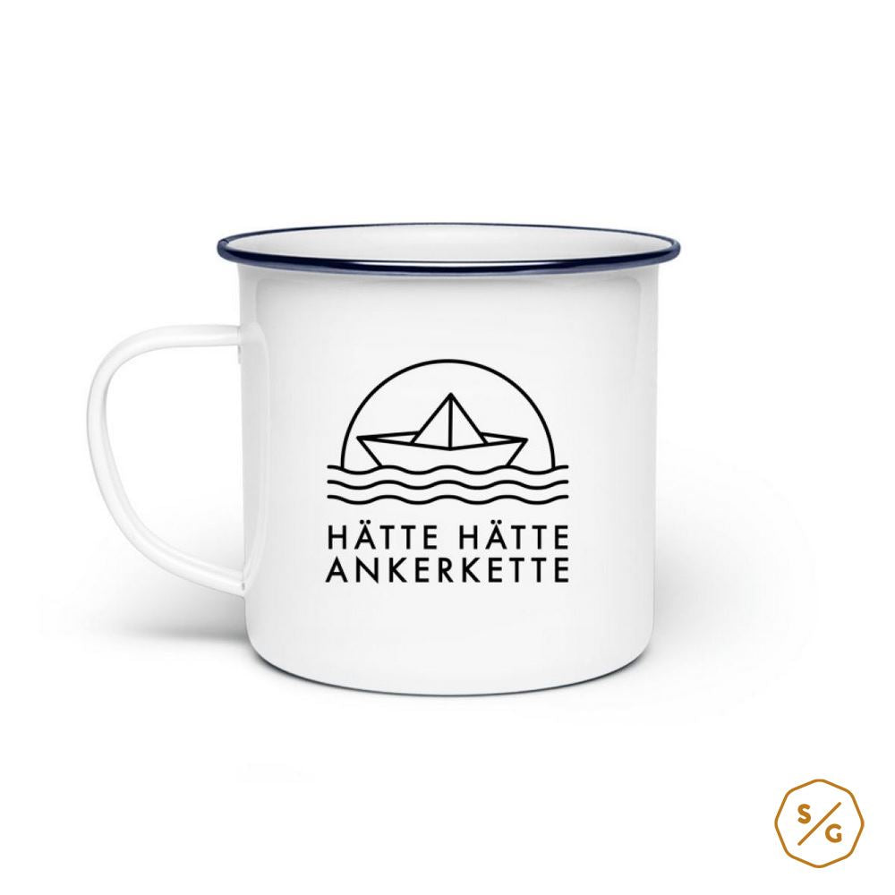 ENAMEL MUG (STEEL) • HÄTTE HÄTTE ANKERKETTE