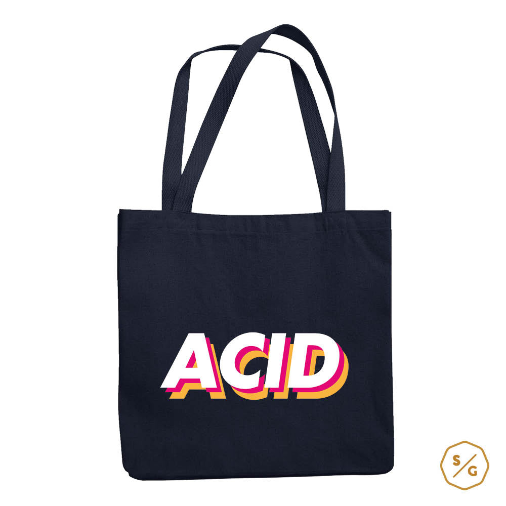 PRINTED COTTON BAG • ACID