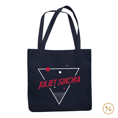 BEDRUCKTE BAUMWOLL-TASCHE • LOGO JULIET SIKORA