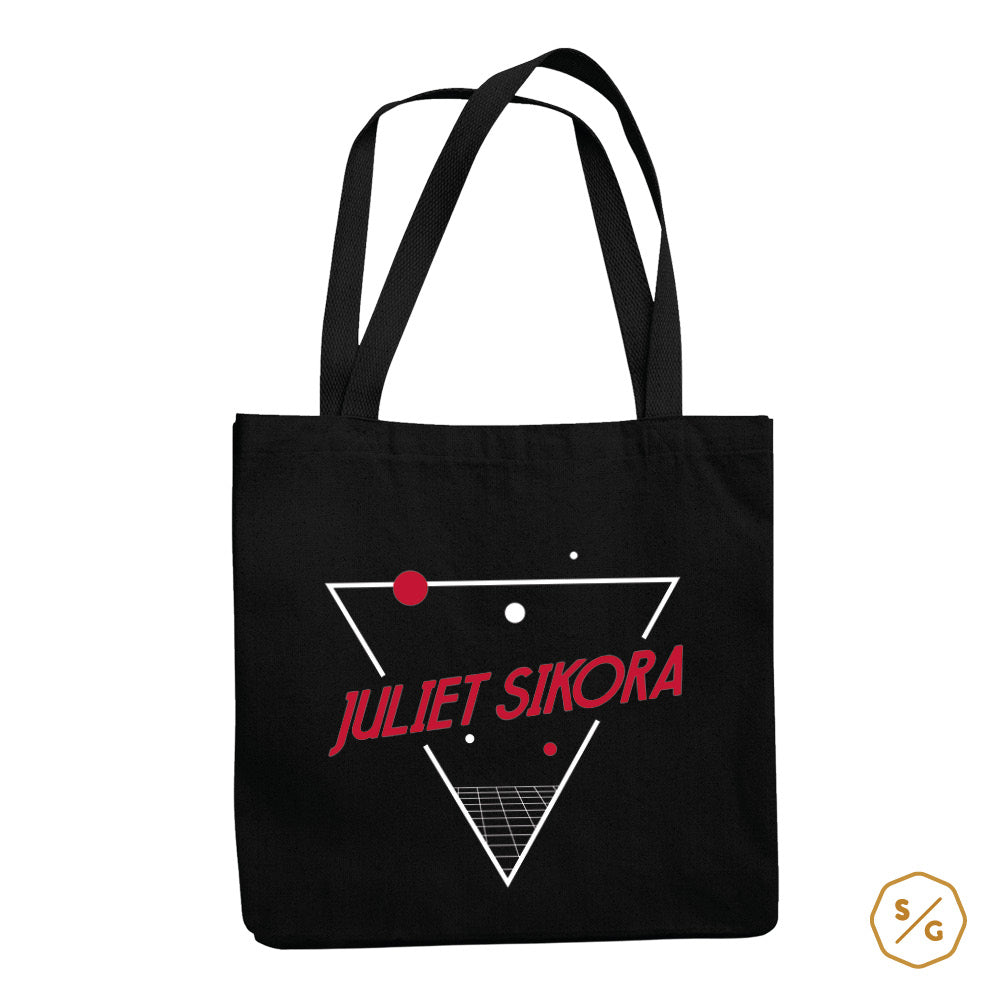 BEDRUCKTE BAUMWOLL-TASCHE • LOGO JULIET SIKORA