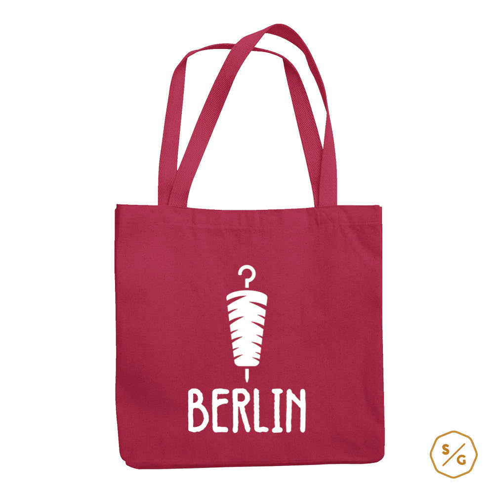 BEDRUCKTE BAUMWOLL-TASCHE • BERLIN