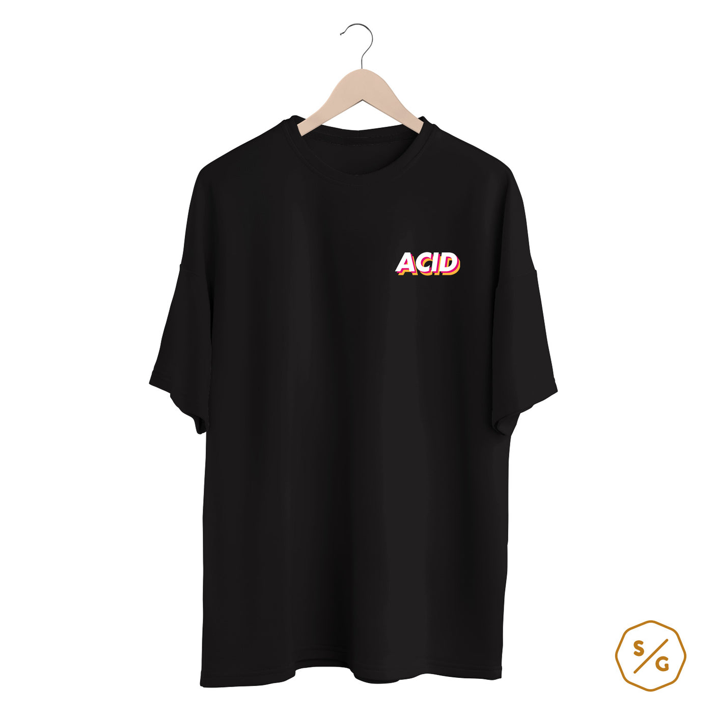 BESTICKTES SHIRT OVERSIZED • ACID