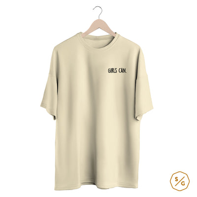 BESTICKTES SHIRT OVERSIZED • GIRLS CAN