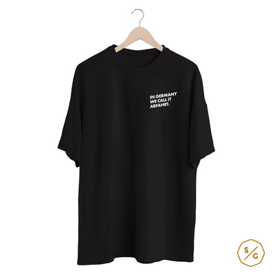 BESTICKTES SHIRT OVERSIZED • IN GERMANY WE CALL IT ABFAHRT
