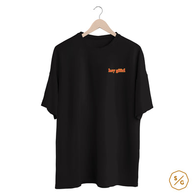 BESTICKTES SHIRT OVERSIZED • HEY GIRL