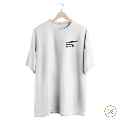 BESTICKTES SHIRT OVERSIZED • IN GERMANY WE CALL IT ABFAHRT